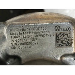 Turbosprężarka 1.4TSI 04E145715F VW Audi