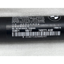 BMW 2 F46 SIŁOWNIK KLAPY BAGAŻNIKA 7432771
