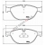 BMW 5 F10 F11 F01 F07 klocki hamulcowe Mikoda 70474 przód 348mm/36mm 374/36mm