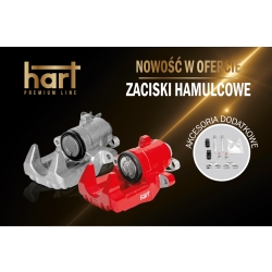 Zacisk hamulcowy tył lewy Octavia Golf Audi A3 Touran Caddy Hart 254 033