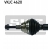 Półoś napędowa wał napędowy przód P 794,5mm AUDI SKODA VW SKF VKJC 4620 1K0407272NJ