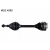 Półoś napędowa przód L 486,5mm AUDI SEAT SKODA VW 1K0407271BJ SKF VKJC 4592